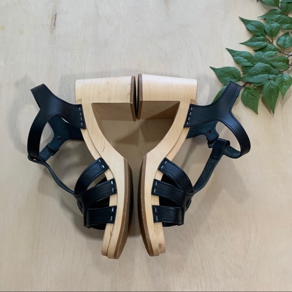 NWOT Swedish Hasbeens Eval-Lena Platform Sandals - Picture 4 of 7